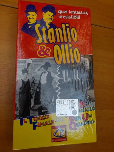 Videocassette vhs stanlio - 38, &