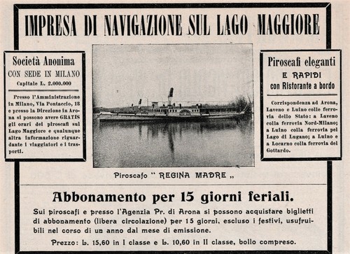 Pubblicita 1906 piroscafo - pubblicita',