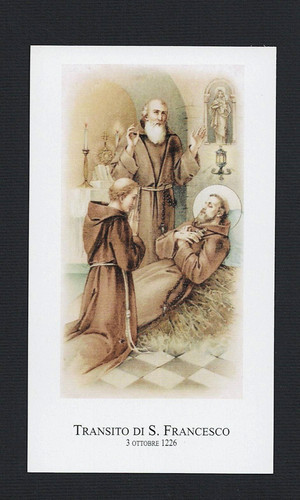 Santino canivet holy card - canivet,