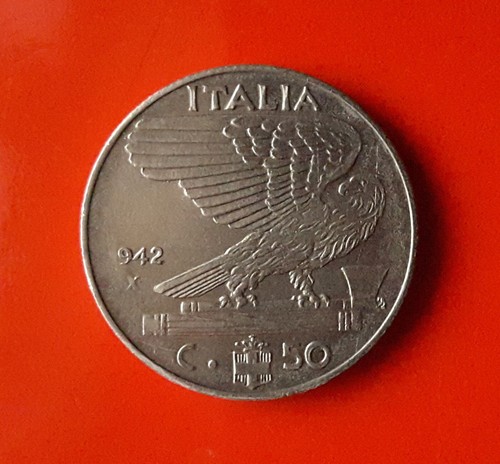 Centesimi 1942 errore - 50,