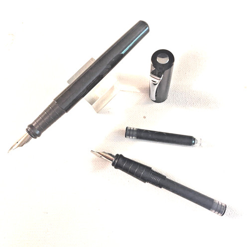 Modern black fountain pen - black,