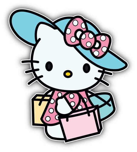 Adesivo hello kitty cartone - hello,