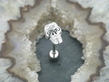 Piercing lingua bilanciere teschio teschio piercing lingua spilla lingua orecchini