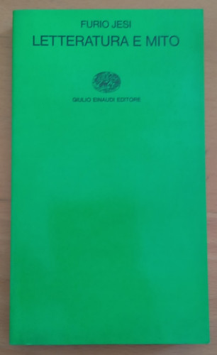 Letteratura mito furio - e, mito,