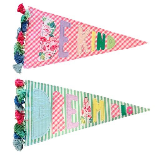 Striscione pennant tessuto