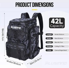 Plusinno zaino pesca con - pesca,