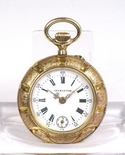 Orologio da tasca in oro massiccio 14k, cassa molto bella - circa 1880