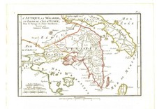 1830 Anacharsis en GrÃ¨ce - ATTIQUE, MEGARIDE, EUBEE *Gravure TARDIEU pl. 10