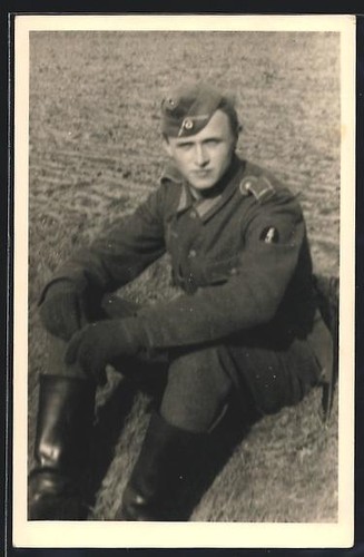 Foto soldat funker des - foto-ak,