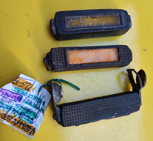 Old rubber pedals - rubber,