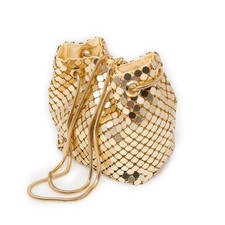 Pochette dorata oro cerimonia