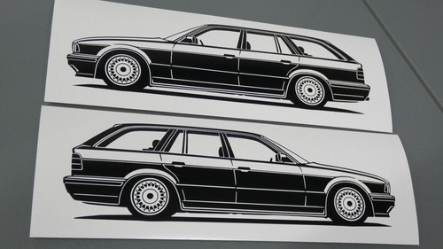 Adesivo bmw e34 - e34, sagoma