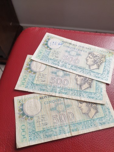 Tre 500 lire mercurio - mercurio, 1979