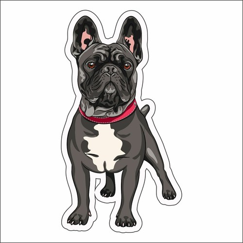 Adesivo bulldog francese cane - adesivo,
