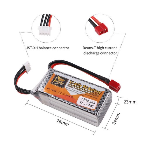 1500mah batteria - 1500mah, 11.1v