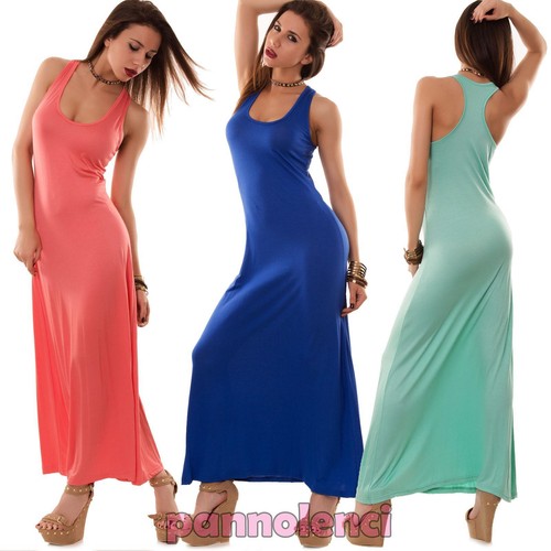 Abito lungo donna vestito