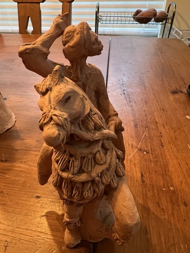 Scultura terracotta firmata - terracotta,