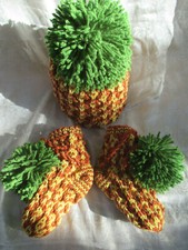 Set neonato cappello ananas