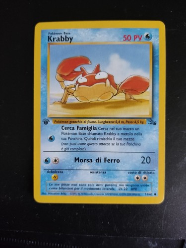 Carte pokémon krabby - pokémon,