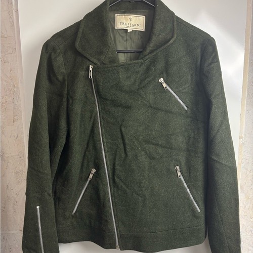 Trussardi wool alpaca moto