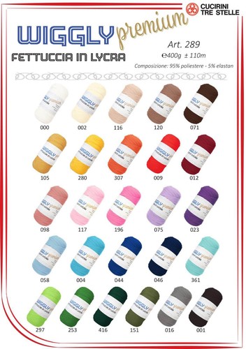 Wiggly fettuccia lycra - wiggly, per