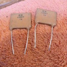 2x 1500pF 1% Argento