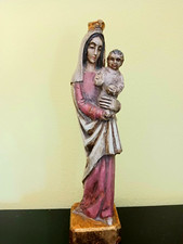 Antica statuetta lignea