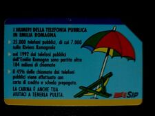 Schede telefoniche Sip scheda Rara Serie Omaggio EMILIA Cabine telefoni pubblici