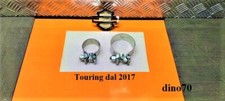 Harley Davidson clamp fascette terminali di scarico collettori Touring dal 2017