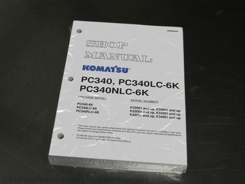 Komatsu pc340 - komatsu, pc340-6k