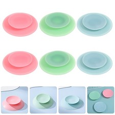  6 Pcs Piatto Ventosa Piatti