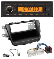 Autoradio Continental 1DIN DAB MP3 AUX USB per Kia Sorento II XM Facelift 12-15