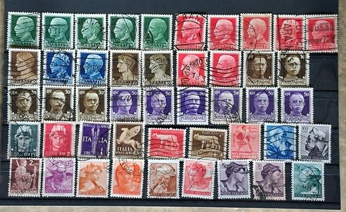 Italia lotto timbrato dal 1929