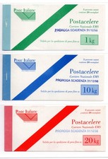 Postacelere n.7euro9 serie di