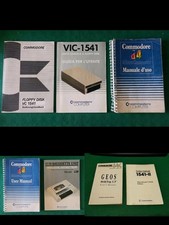 Lotto 7 Manuali Commodore 64 Floppy E Registratore 