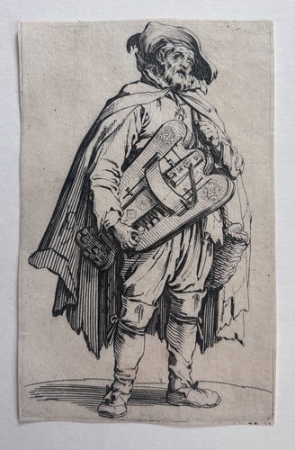 Jacques callot hurdy gurdy - callot, man