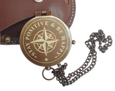 Bussola Nautica Ottone Funzionante Bussola Incisa Regalo Anniversario Personalizzata