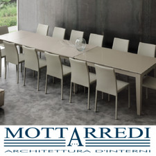 TAVOLO ALLUNGABILE IN VETRO TEMPERATO LA SEGGIOLA LONG WAY - Chiama x sconto