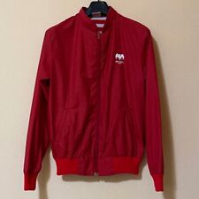 Bacardi Rum Vintage Giacca Rosso Logo L Streetwear Alternative Made in England