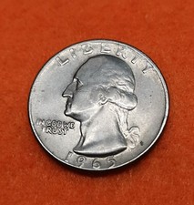 Quarto di Dollaro Usato del 1965