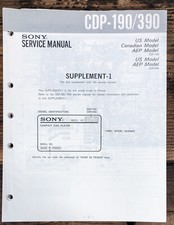 Sony CDP-190 CDP-390 Lettore