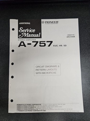Pioneer 757 amplificatore - pioneer, a-757
