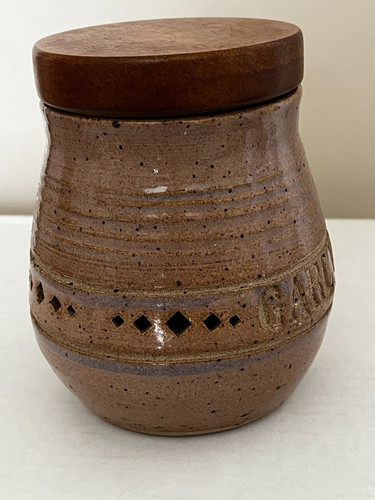 Custode aglio ceramica - aglio, in