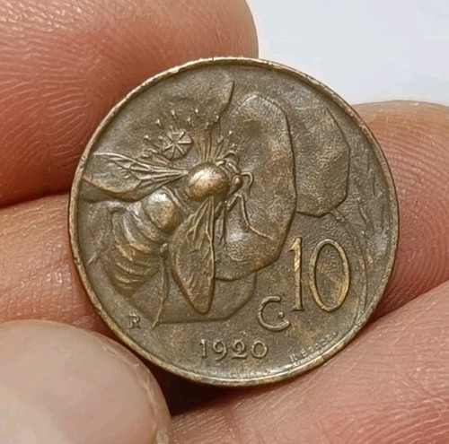 Regno italia 10 centesimi - d'italia,