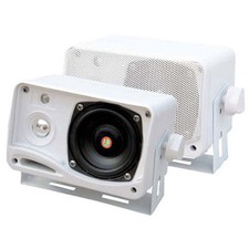 2 PYLE PLMR24 casse bianche