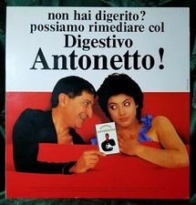BANNER CARTELLONE DOUBLE FACE ANTONETTO EUCHESSINA ARMANDO TESTA Spa ANNI '80