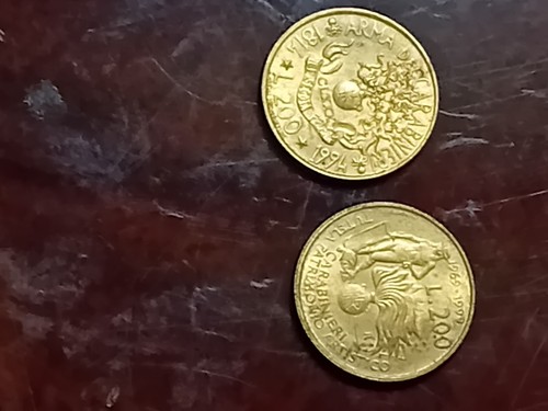 Moneta rara 200 lire arma - rara,