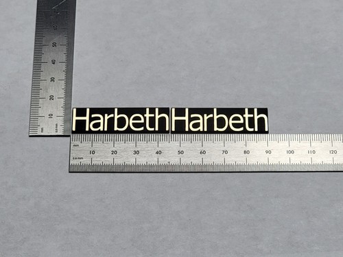 Harbeth speaker badge logo - speaker,