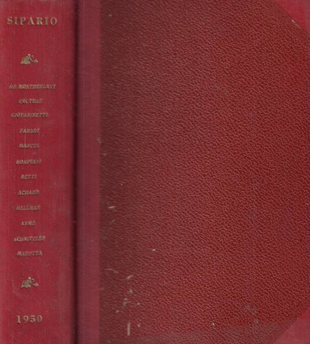 Sipario anno 1950 rivista - 1950., la