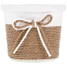  4 Pcs Cesto Intrecciato Cestino Di Fiori Tessuto Mano Cestini Decorativi